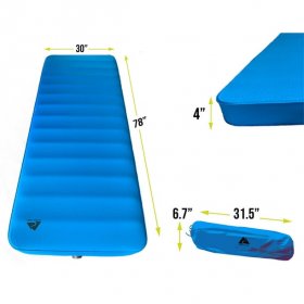 Ozark Trail Foam Sleeping Pad, 78 x 30 x 3.9 Blue